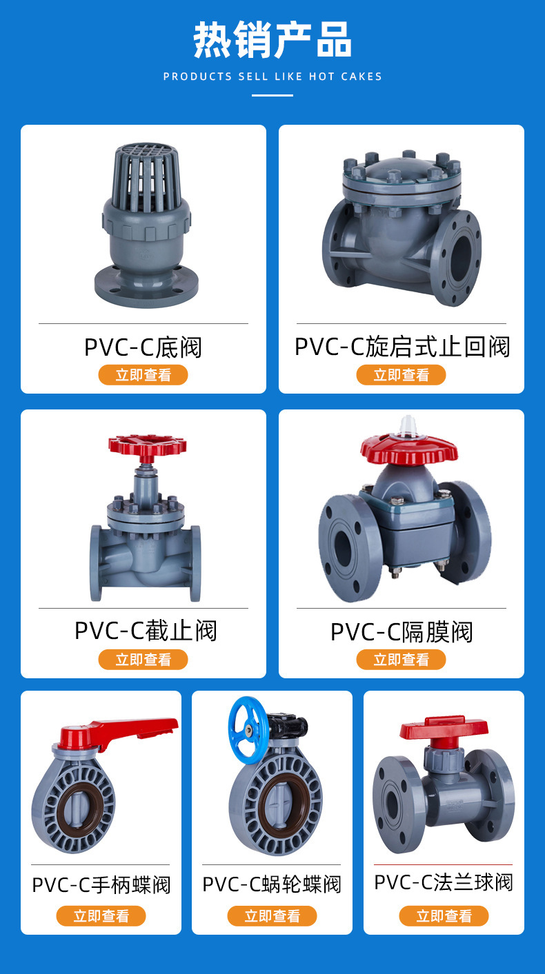 CPVC法蘭式截止閥(圖8)